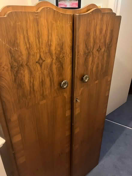 Photo of free Dark Wood Wardrobe (Forest Hill SE23) #2