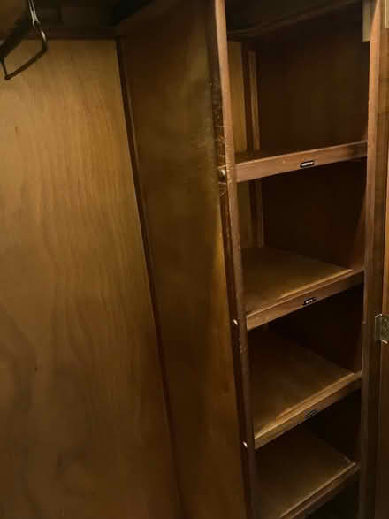 Photo of free Dark Wood Wardrobe (Forest Hill SE23) #1