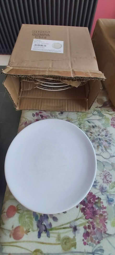 Photo of free 7 white dinner plates, 6 side plates and 1 bowll (Hove BN3) #2