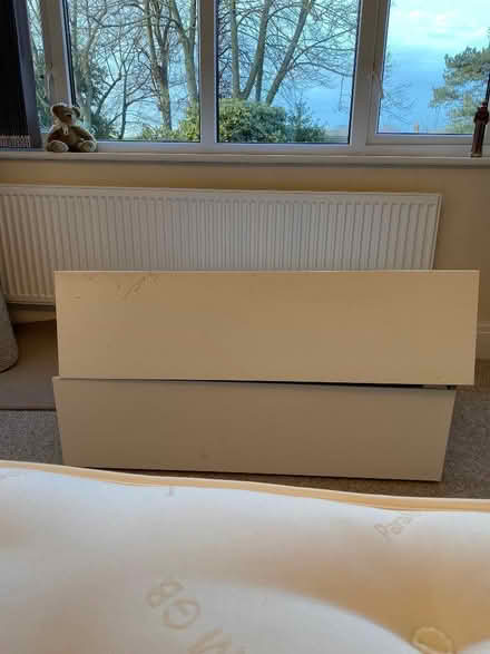 Photo of free Two white IKEA under bed, drawers, clean, but wear and tear (Southport PR9) #1