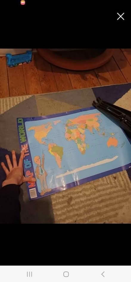 Photo of free Map of the world poster (Crystal Palace) #1