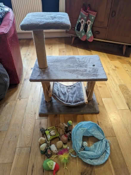 Photo of free Cat play tower and toys (Eldwick, Bingley) #1