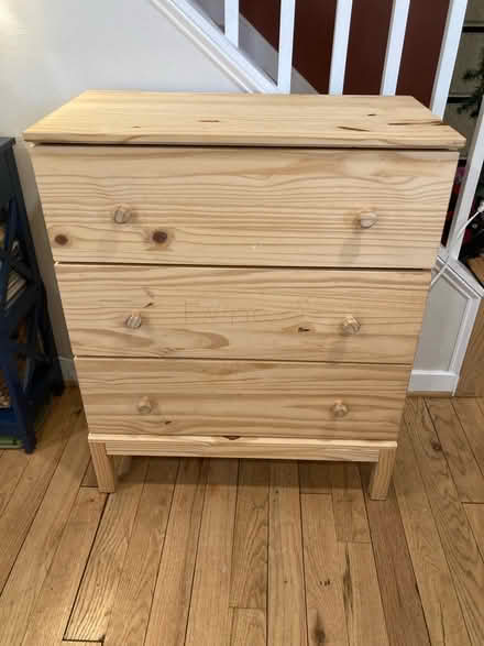 Photo of free IKEA Tarva 3 drawer dresser (South Arlington (Claremont)) #3