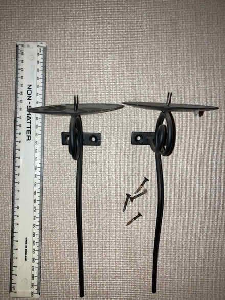 Photo of free Black wall sconces (Shipley BD18) #1