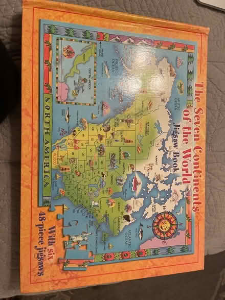 Photo of free 7 continents puzzle book (NW DC nr Silver Spring) #1