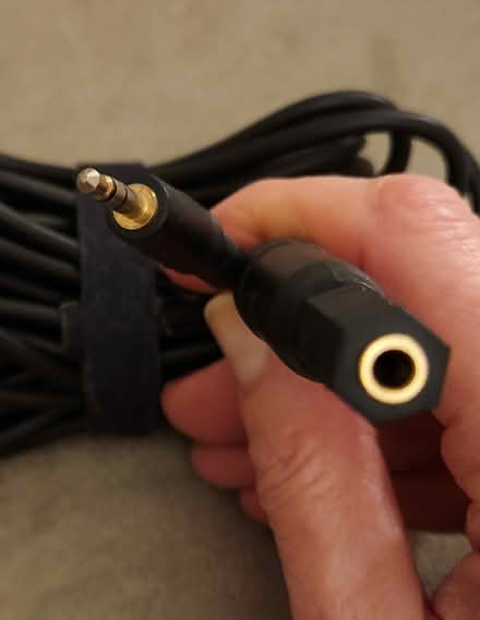 Photo of free 20ft Headphone Extension Cable (Palm Park, Redwood City) #1