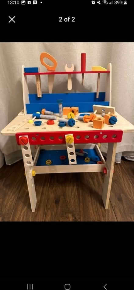 Photo of Wooden tool box toys (Chatham) #1