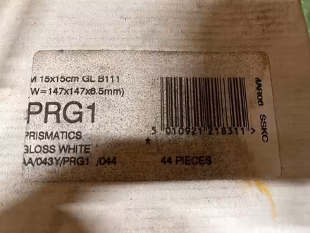 Photo of free White tiles (new) (Kingsclere RG20) #2