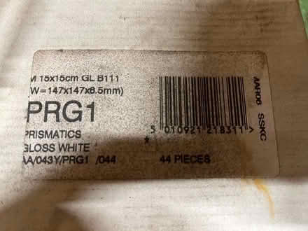 Photo of free White tiles (new) (Kingsclere RG20) #2