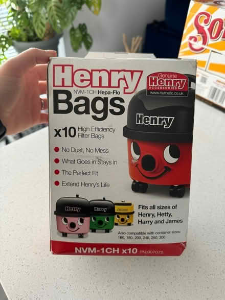 Photo of free 9x Henry hoover bags (Houghton Regis LU5) #1