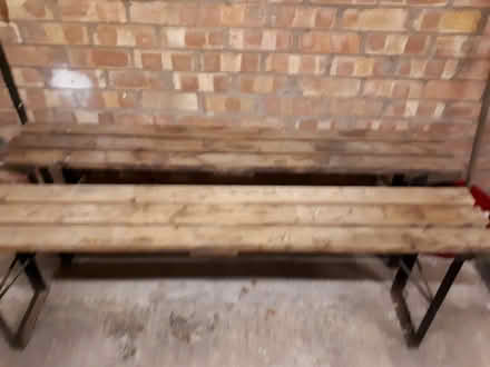 Photo of free Two wooden slated benches (WR3 Barbourne) #2
