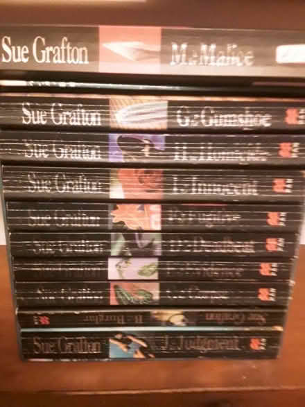 Photo of free Box set Sue Grafton novels (Lower Blagdon Cross TQ4) #1