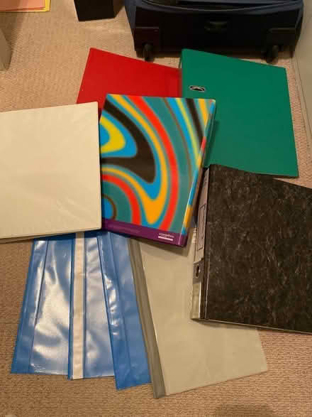 Photo of free Selection of folders and ringbinders (Epping CM16) #1