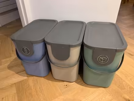 Photo of free Rotho 25l kitchen recycling bins (Woodlands TW7) #1