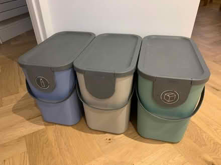 Photo of free Rotho 25l kitchen recycling bins (Woodlands TW7) #1