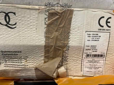 Photo of free Box of rectangular white tiles (Hampton Hill TW12) #2