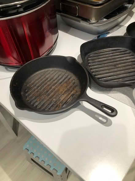 Photo of free Cast iron grill pans (Leith EH6) #2