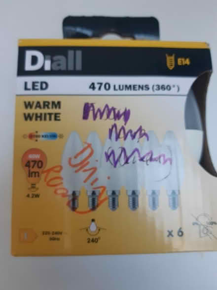 Photo of free Led warm white bulbs 470 lumens (SN15) #1