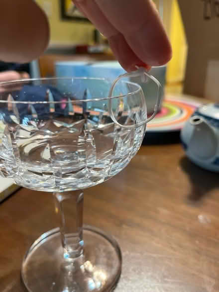 Photo of free Crystal dribble glass (Chinquapin Park) #1