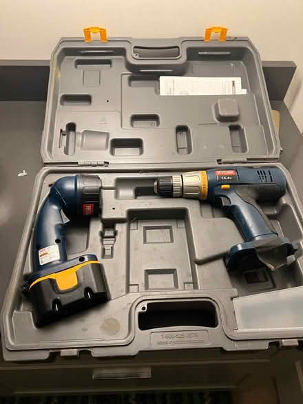 Photo of free Ryobi 14.4v drill and battery (Rogers Park) #1