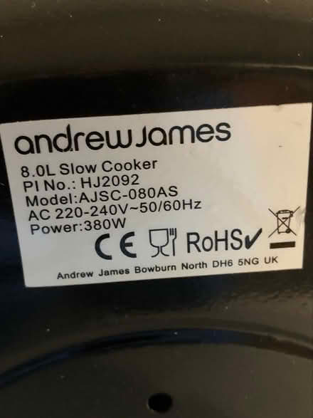 Photo of free Slow cooker (Leith EH6) #1