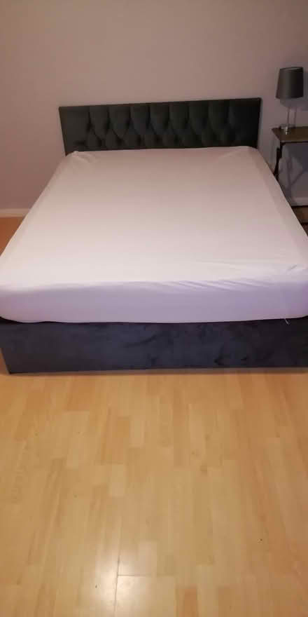 Photo of free Double bed with mattress and headboard (Brickhill MK41) #1
