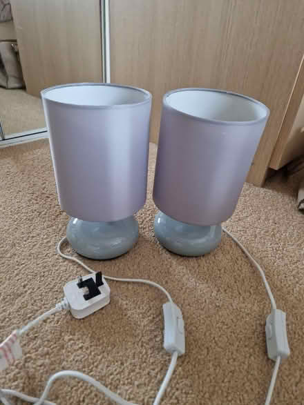 Photo of free 2 bedside table lamps (Horndean PO8) #2