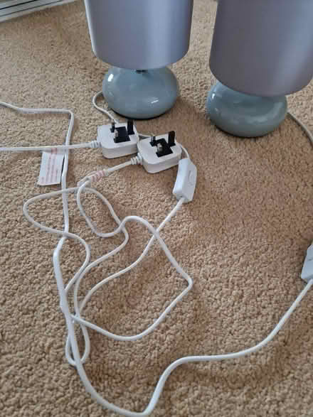 Photo of free 2 bedside table lamps (Horndean PO8) #3