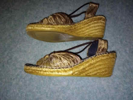 Photo of free Brown Wedge Sandals, Size 39 (Beaconsfield HP9) #2