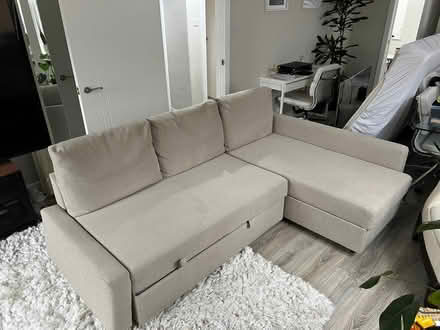 Photo of free Corner sofa-bed with storage IKEA (Borehamwood) #1