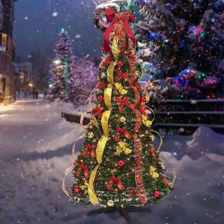 Photo of free Artificial Christmas tree, unused (Roffey) #2