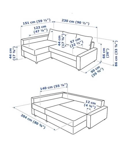 Photo of free Corner sofa-bed with storage IKEA (Borehamwood) #3