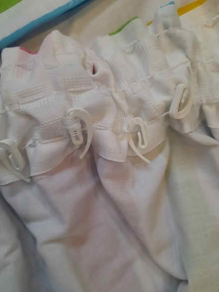 Photo of free Colourful striped curtains (Skipton BD23) #3