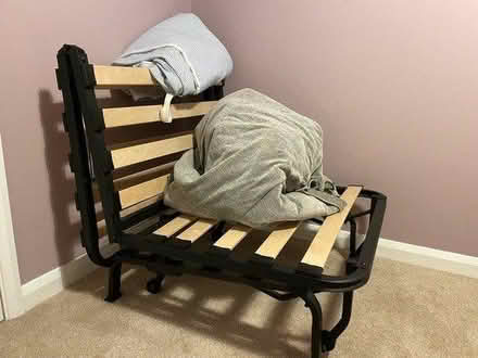 Photo of free IKEA sofa bed frame & cover (Katesgrove, Reading, RG2) #1