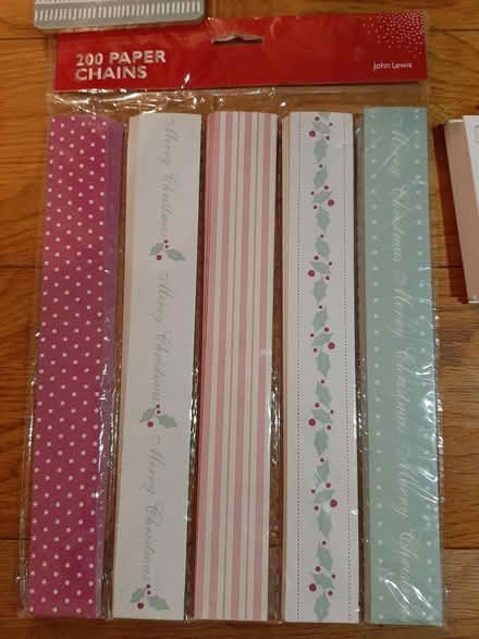 Photo of free Christmas cards and paper chains (Wheathampstead AL4) #1