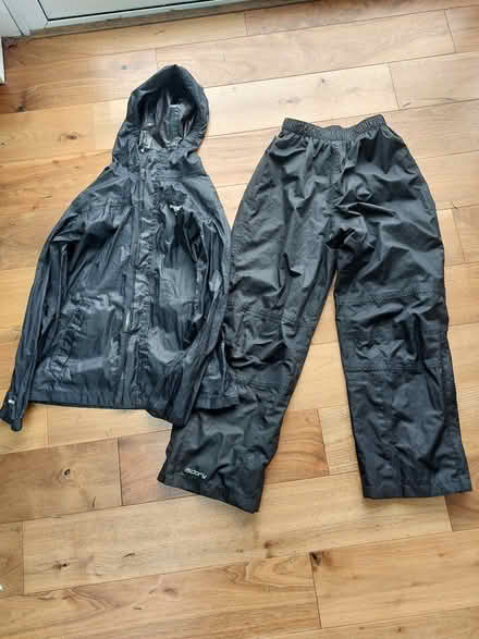 Photo of free Waterproof coat & trousers age 9-10 (Guildford GU2) #1