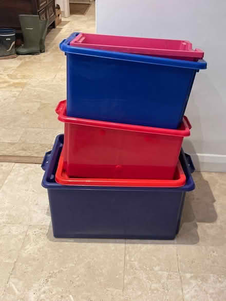 Photo of free Collection of plastic boxes (Itchenor PO20) #1