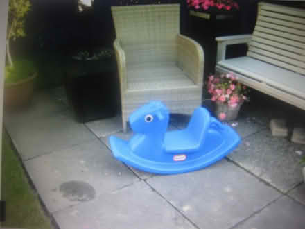Photo of free Little Tikes rocking horse (Belmont, Durham) #1