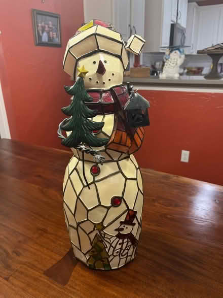 Photo of free Stained glass looking snowman (West Parker - Colt/Preston) #1