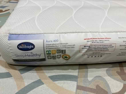 Photo of free Mattress for cot bed, dimensions 139x69cm (Oakwood LS8) #1