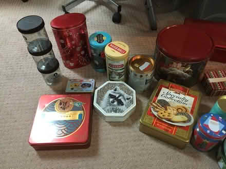 Photo of free Assorted tins & containers (Catonsville) #3