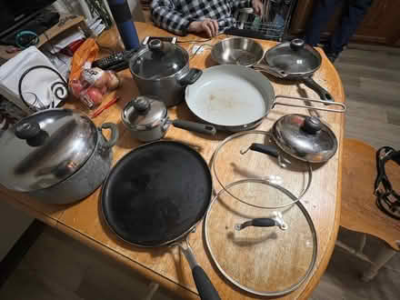 Photo of free MISC Used Pots & Pans (5 blocks S of DGSHS) #2