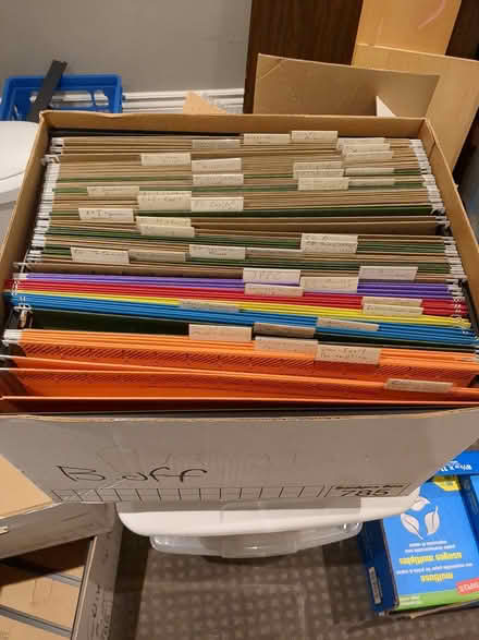 Photo of free Boxes with file folders (Hunt Club/Prince of Wales) #1