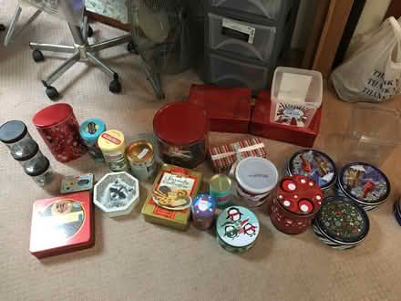 Photo of free Assorted tins & containers (Catonsville) #2