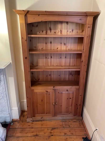 Photo of free Book shelf with cupboard (Stoke Newington N16) #2