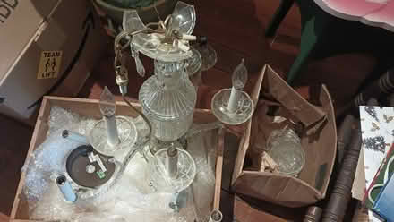 Photo of free Crystal chandelier needs TLC (Ridge pike 19444) #1
