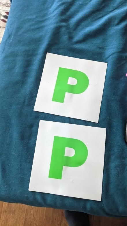 Photo of free P metallic stickers - young drivers (AL1 st Albans station) #2