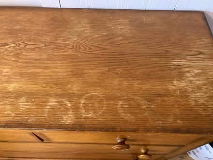 Photo of free Four drawer wood dresser (South Arlington (Claremont)) #3