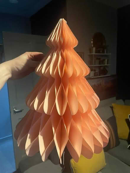 Photo of free 2 Pink Paper Christmas Trees (Granton EH5) #2