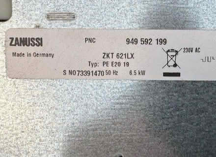 Photo of free Zanussi Ceramic Hob (TN24) #1